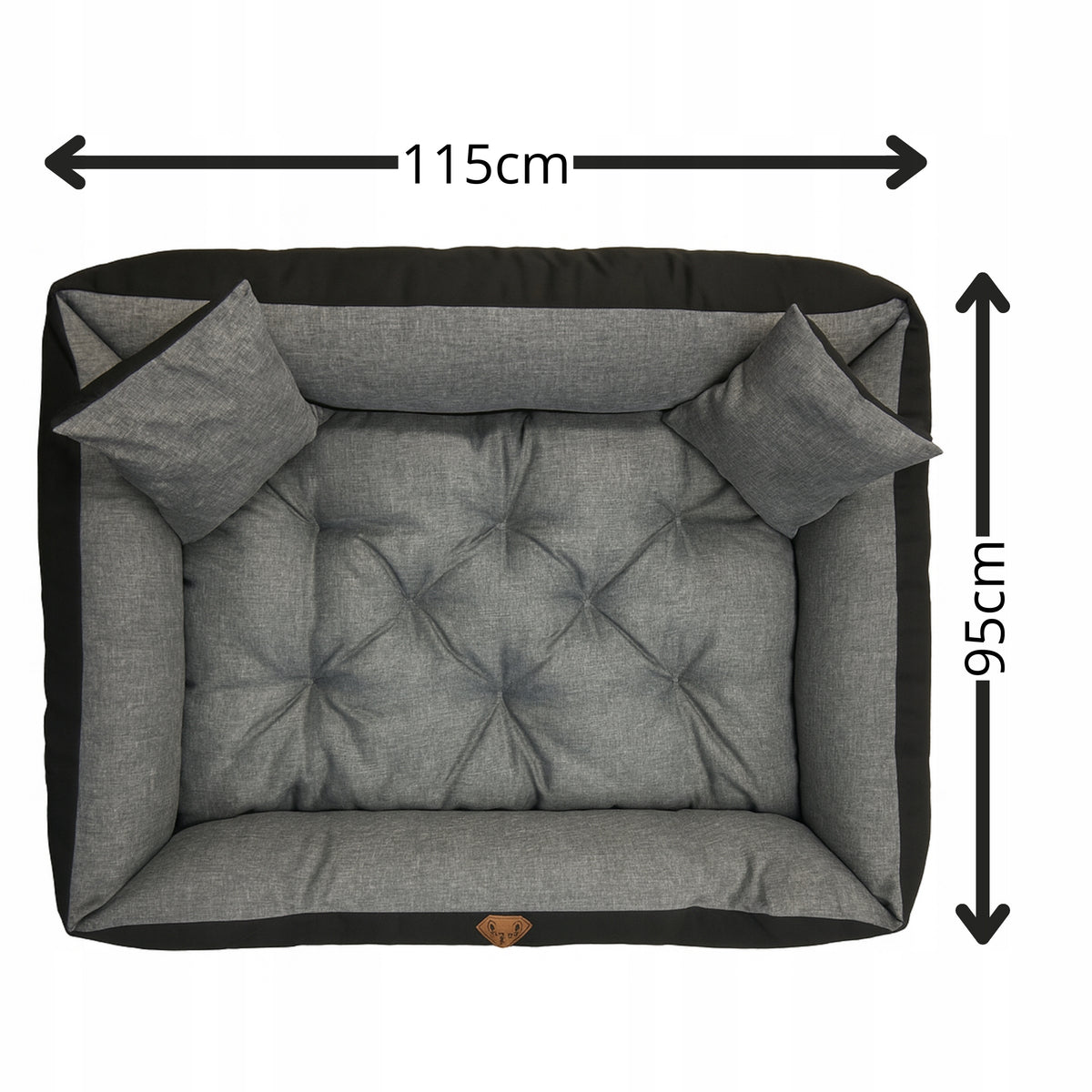 Dog Bed Waterproof 115x95|Picked Couch with Pillows Dog Name Packaging status original