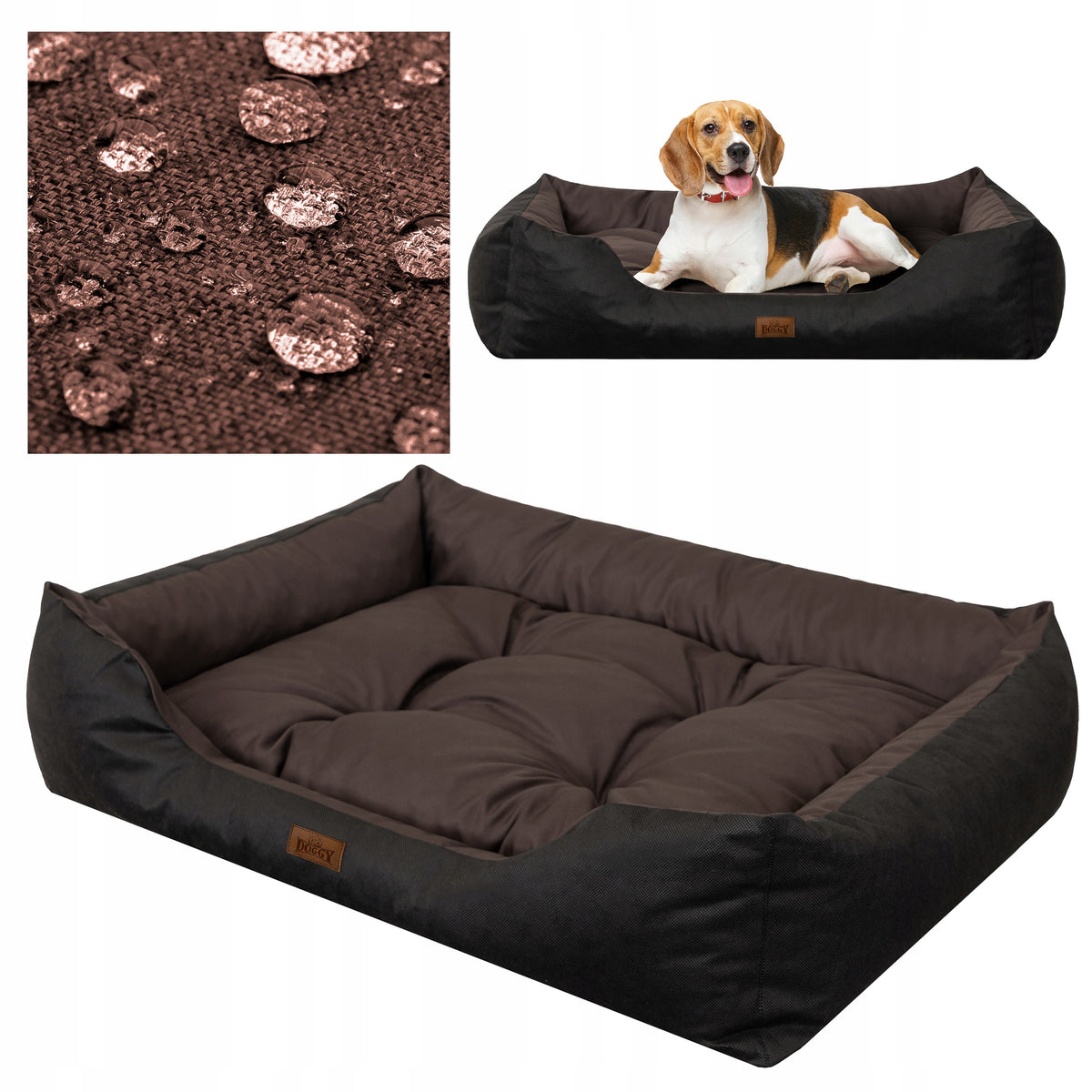 Dog Bed Waterproof Medium Sofa Bed with Mattress L 84x65cm