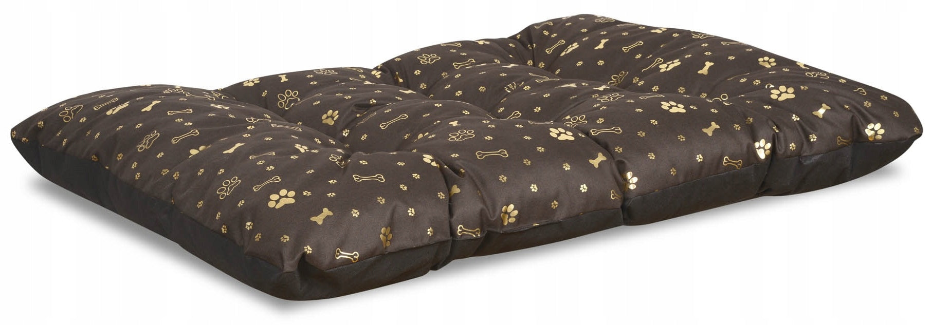 Dog Bed Waterproof Pillow Bones Golden Bed L 100x70 cm Packaging status original