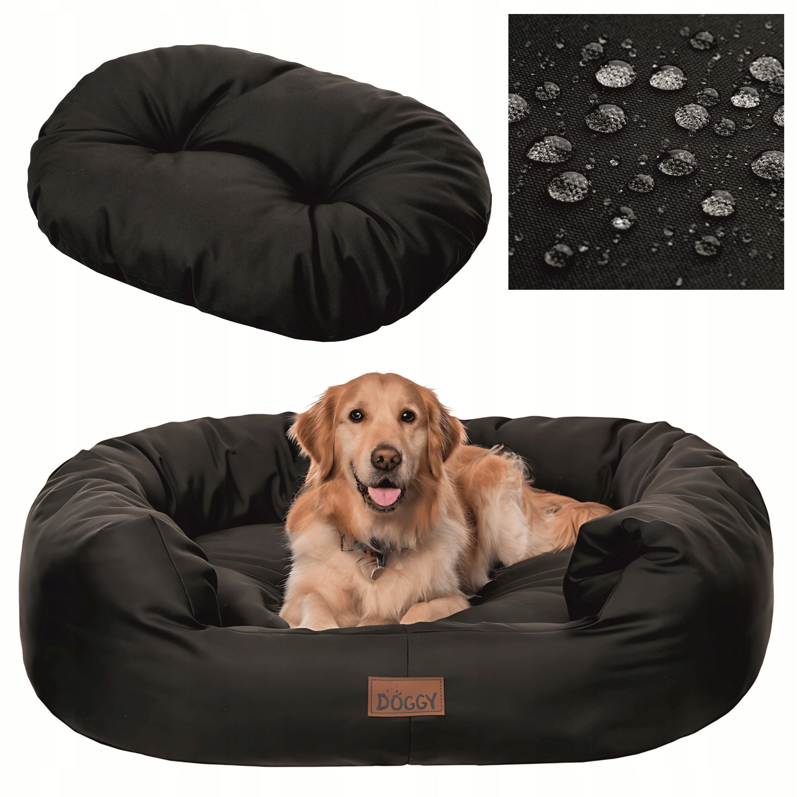 Dog Bed for Large Dog XXL 114x94 cm - Removable Mattress