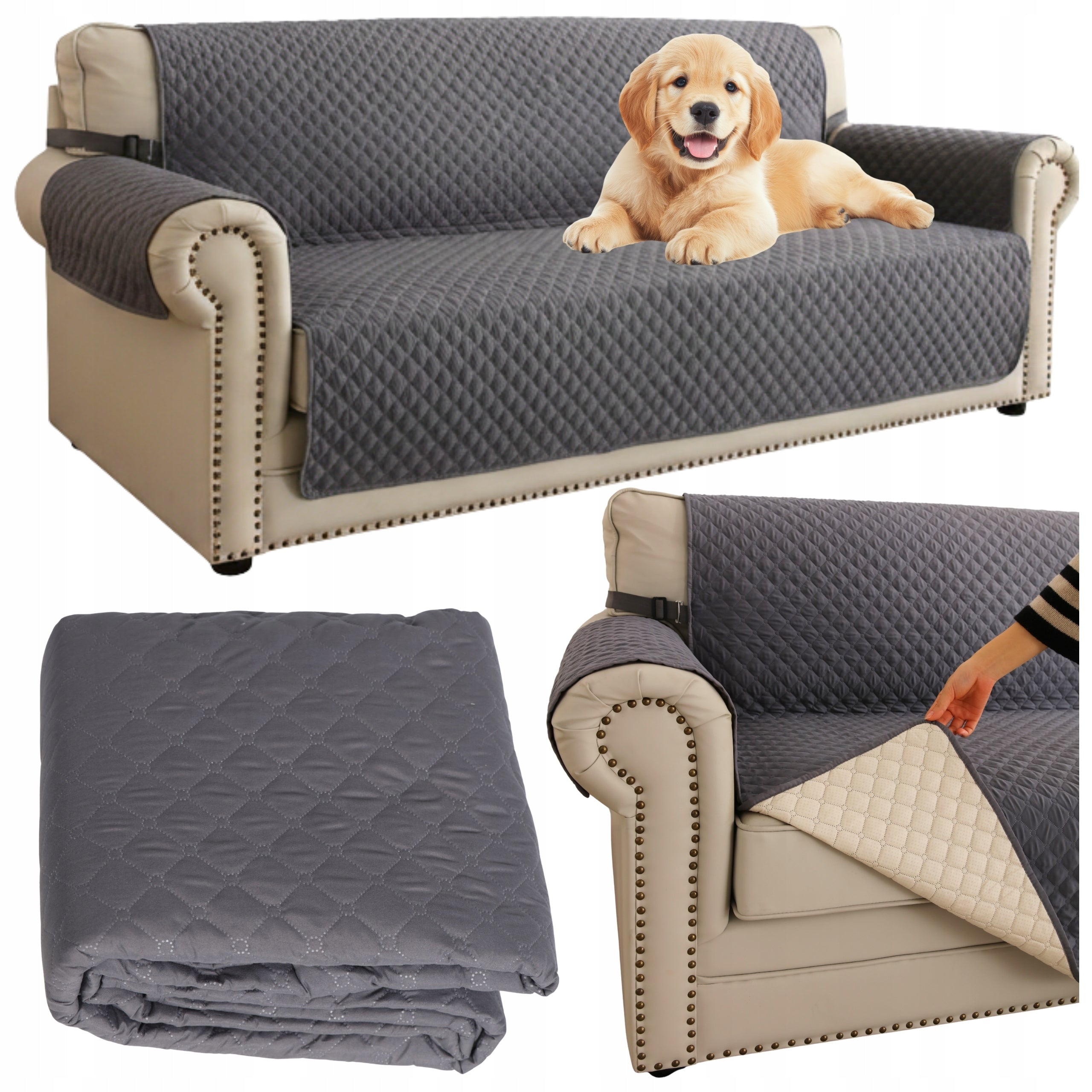 Dog Bedspread Protective Couch Non-Slip Waterproof 167x193 Packaging status original