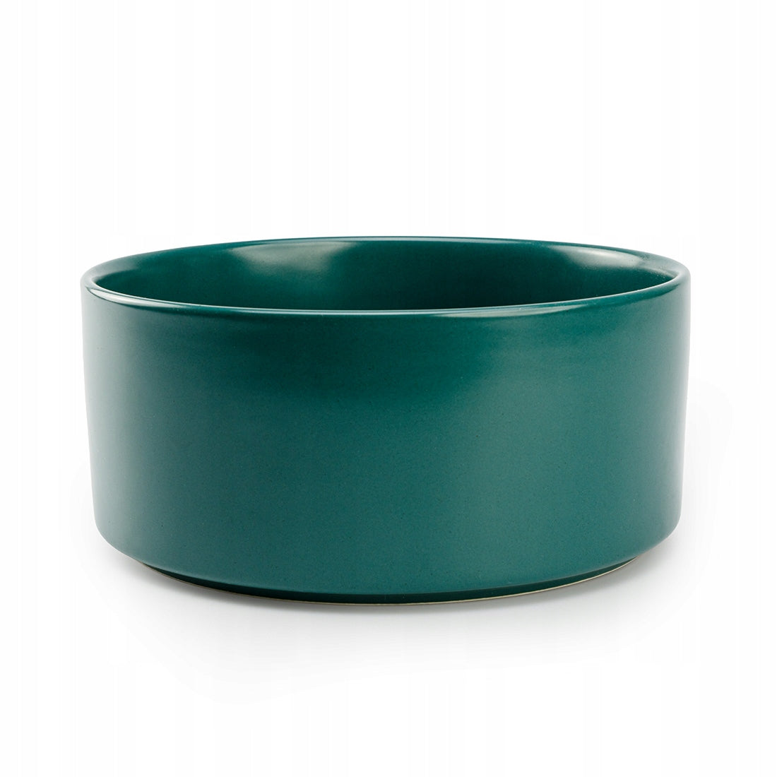 Dog Bowl Large Ceramic 850ml Ø 15,5cm Green For Food Water Stable Manufacturer code miska dla psa ceramiczna 850 ml zielona duża