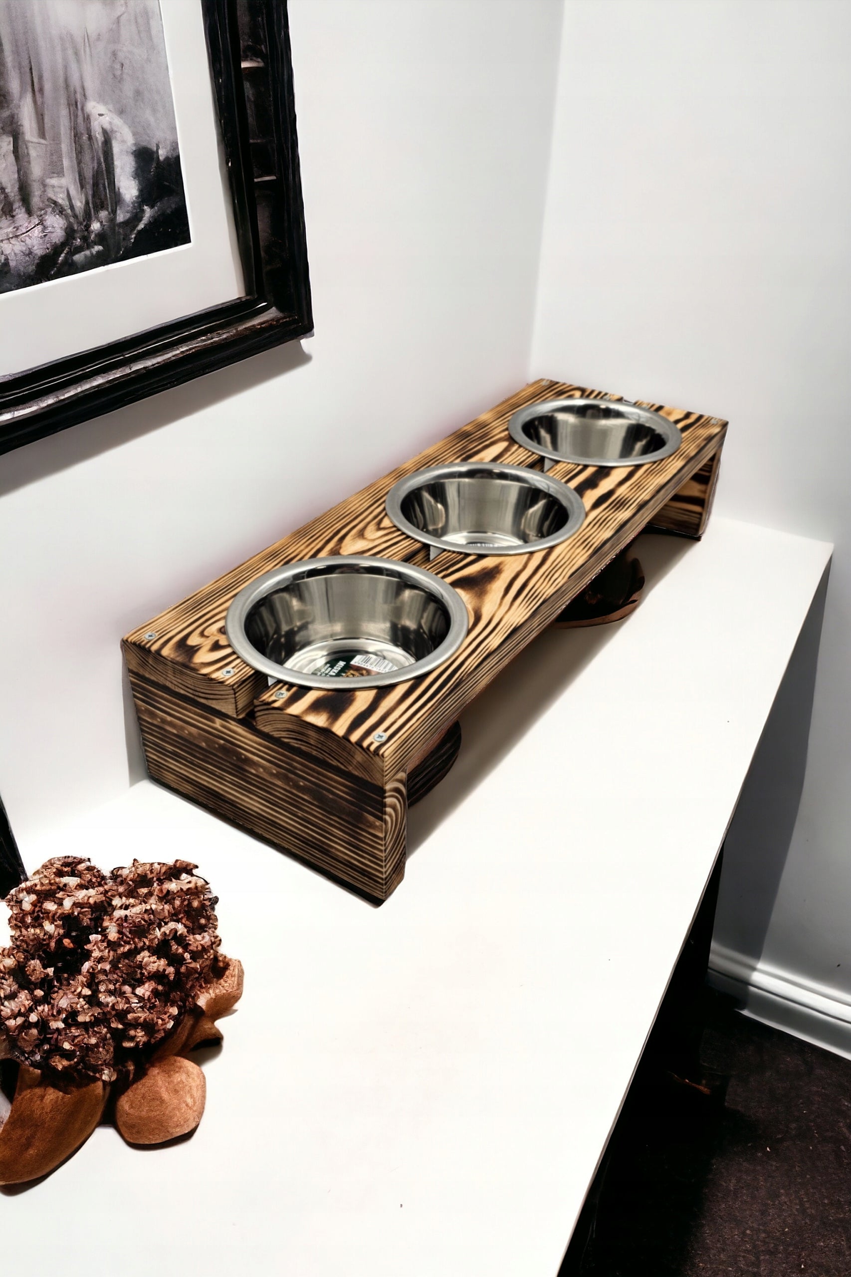 Dog Bowl Stand 900 ml Wooden EAN (GTIN) 6901315163067