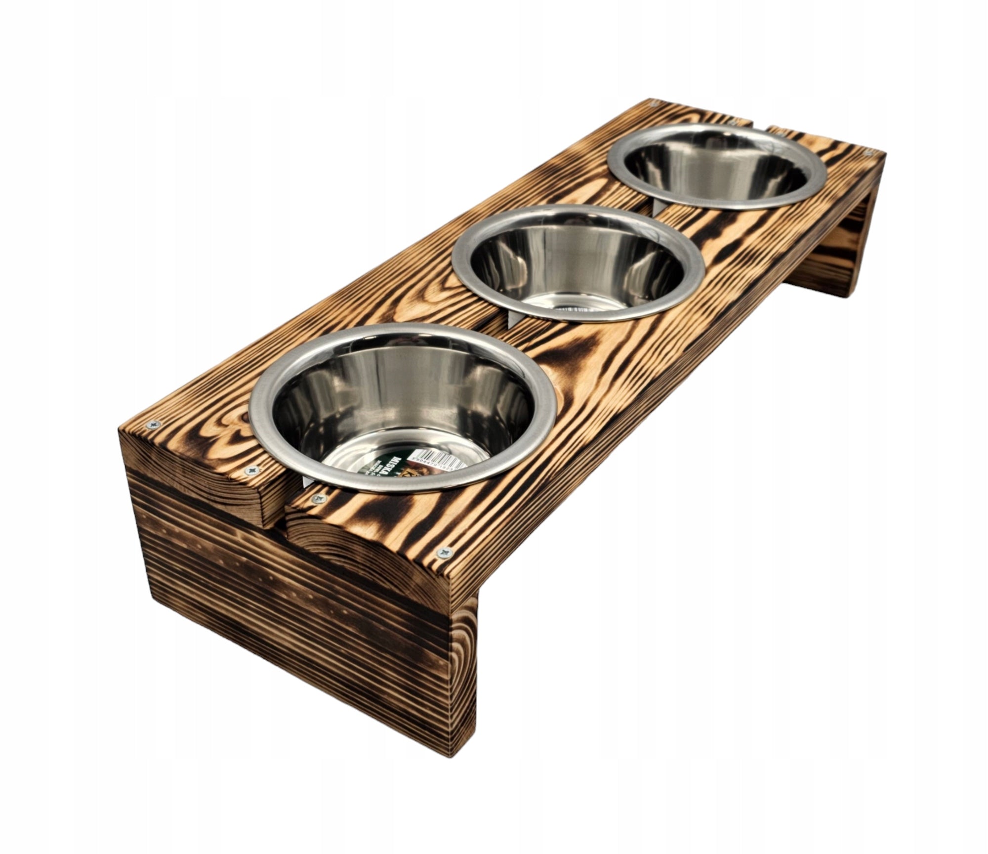 Dog Bowl Stand 900 ml Wooden