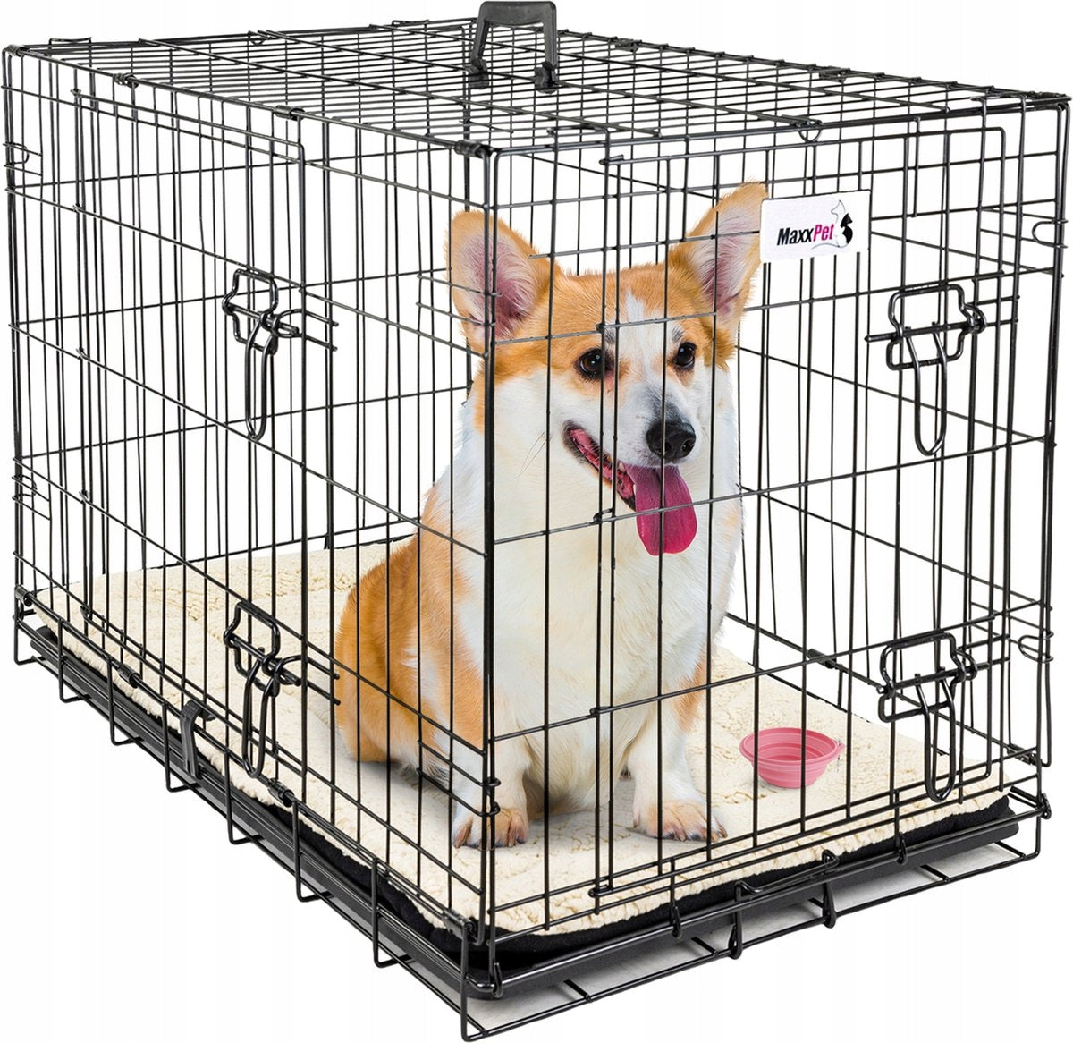 Dog Cage - Folding 91 x 57 x 64 cm