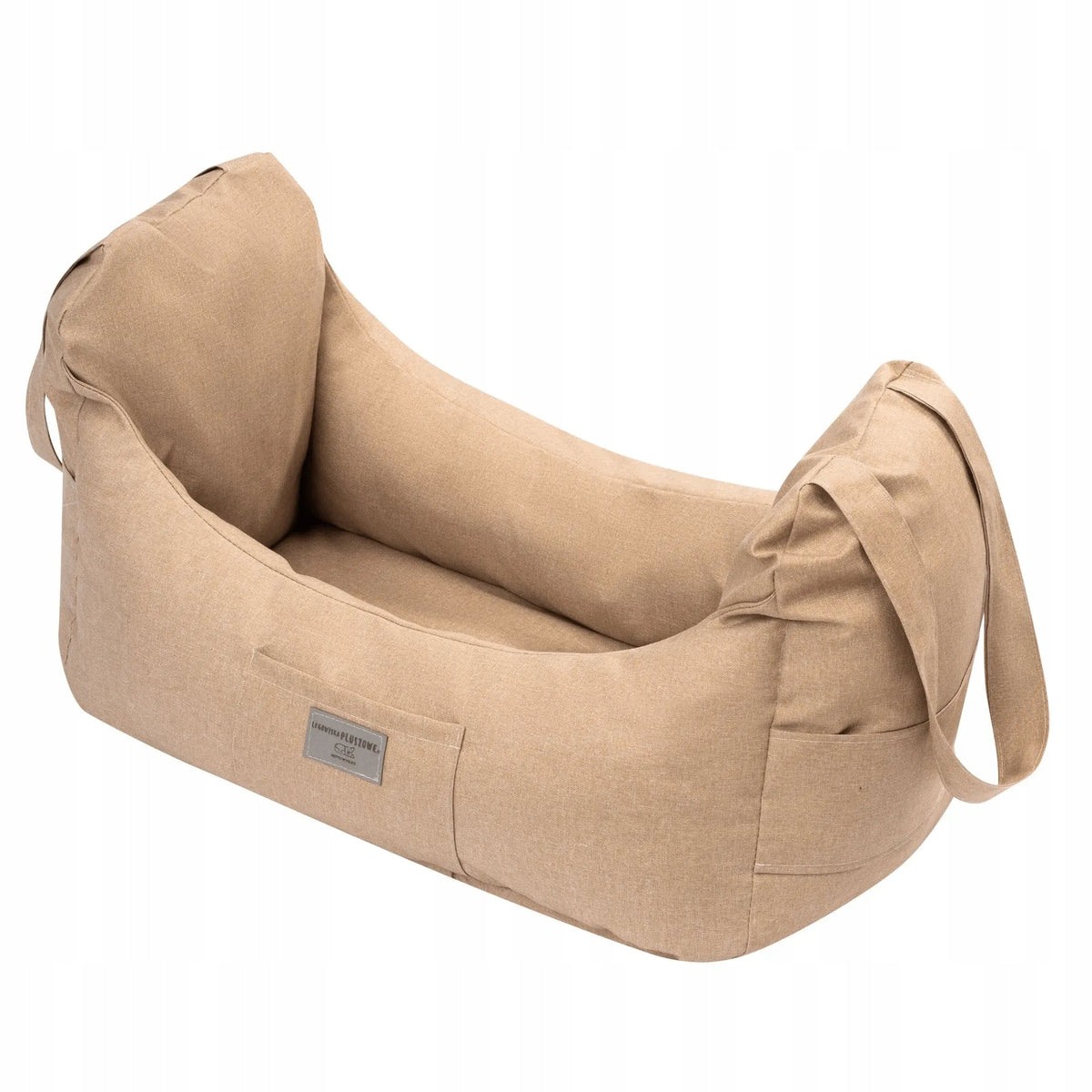 Dog Car Transporter Seat Bed Beige Light Brown