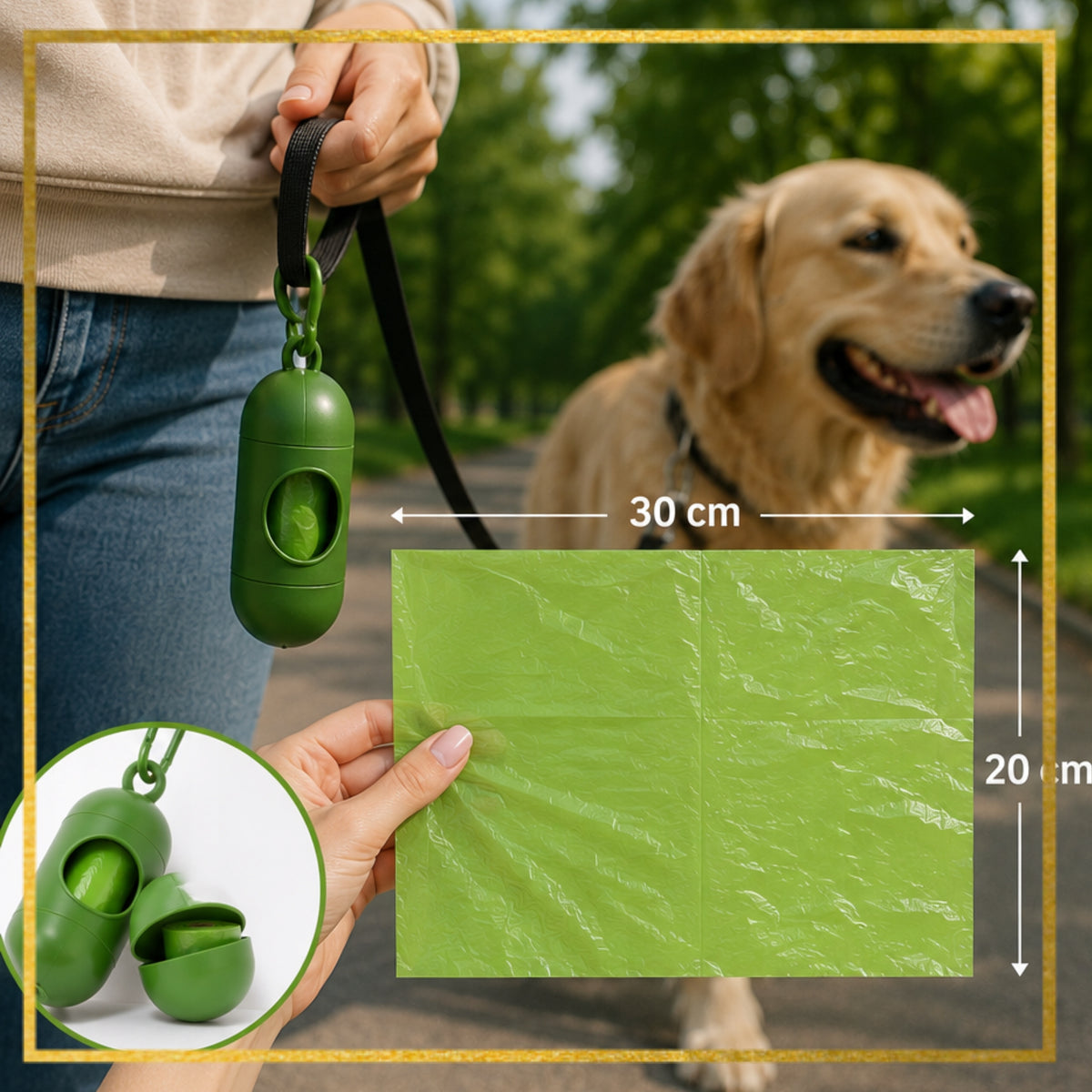 Dog Feces Pouches 540pcs Thick BIO Poop Bags STRONG Manufacturer code WORECZKI NA PSIE ODCHODY NA KUPE PSA