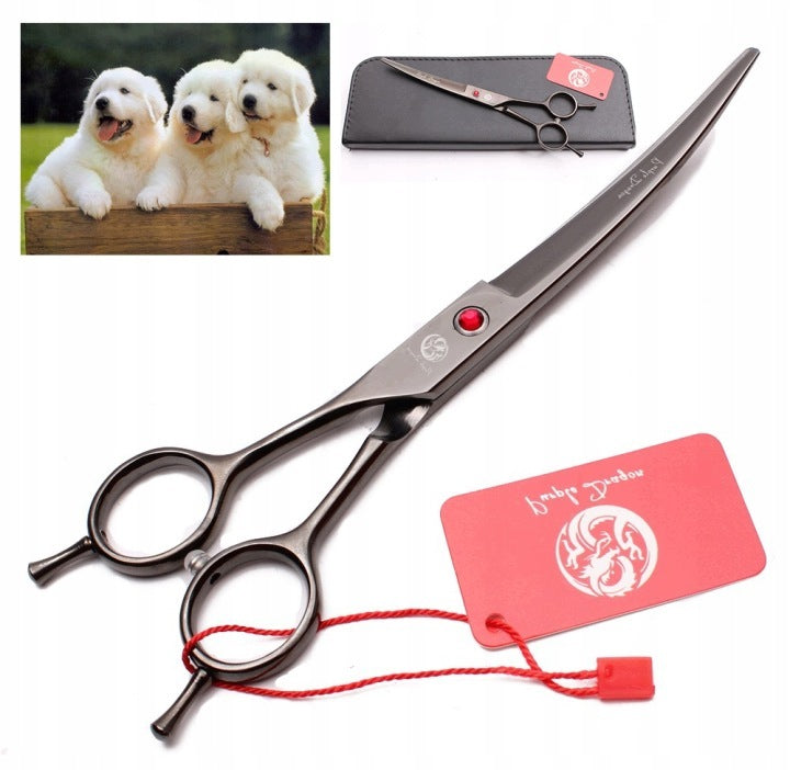 Dog Haircut Scissors 7 Inch Professional Grooming+ Case