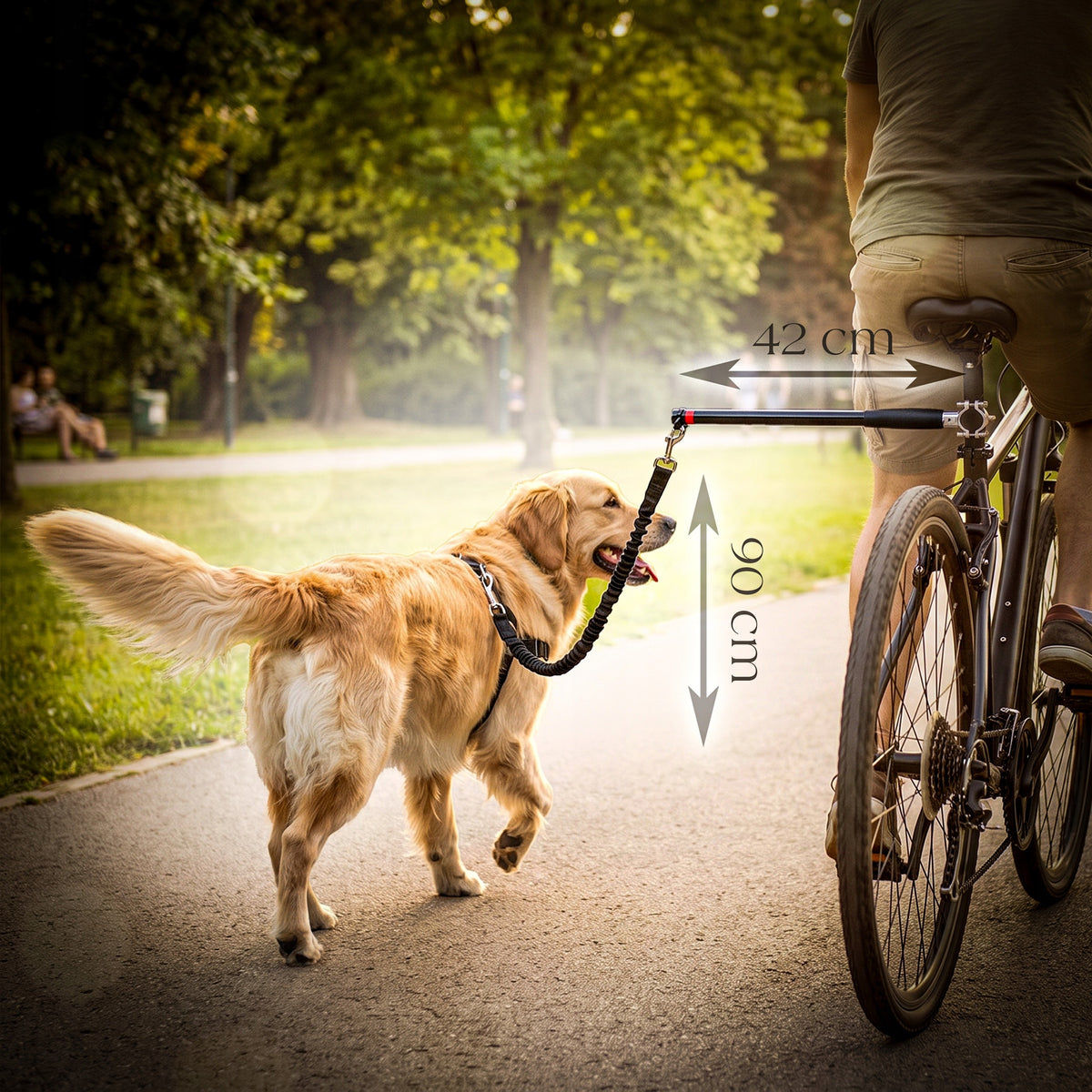 Dog Lanyard for BICYCLE Bar Hol Bicycle Boom Walks Shock Absorption Packaging status original