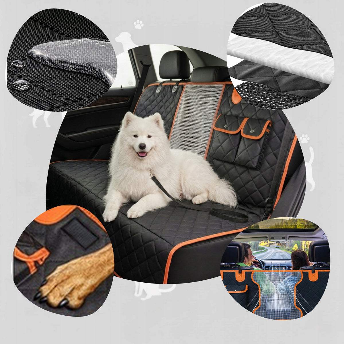 Dog Mat For Car Animal Seat Cover 4in1 Durable Brand DAZAPETS