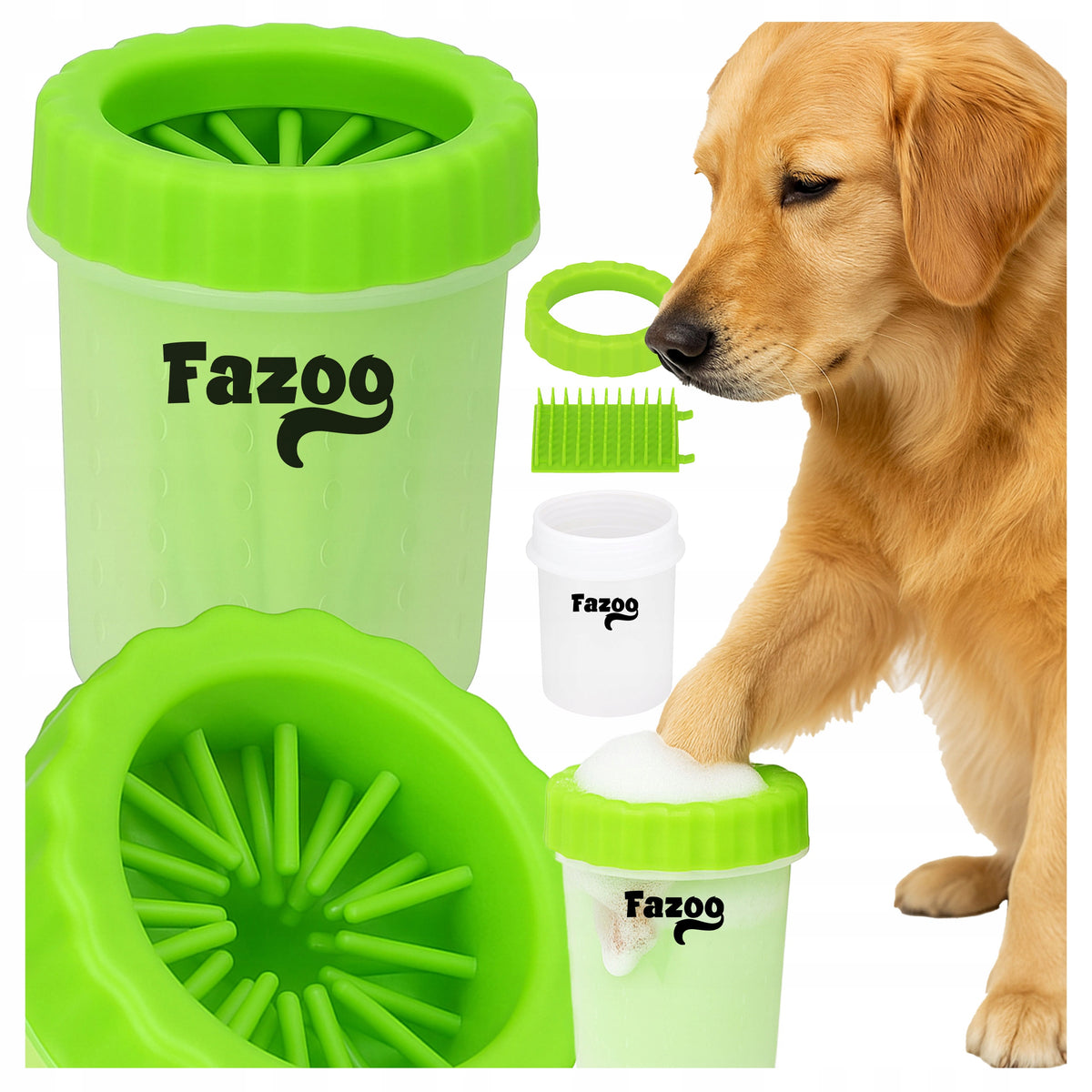Dog Paw Cleaner Silicone Cup Cleaning Cat Paws Fazoo