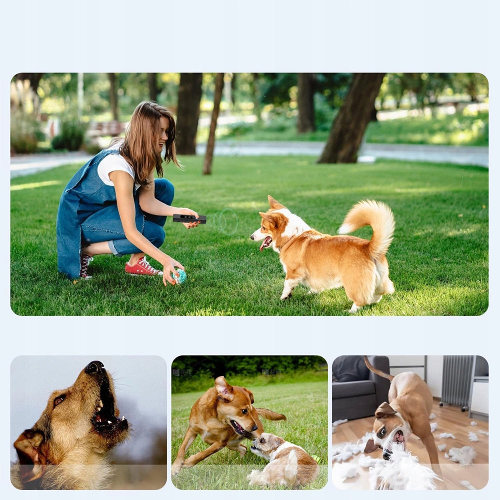 Dog Repellent Ultrasonic Professional Dog Barker 3 Modes Packaging status original