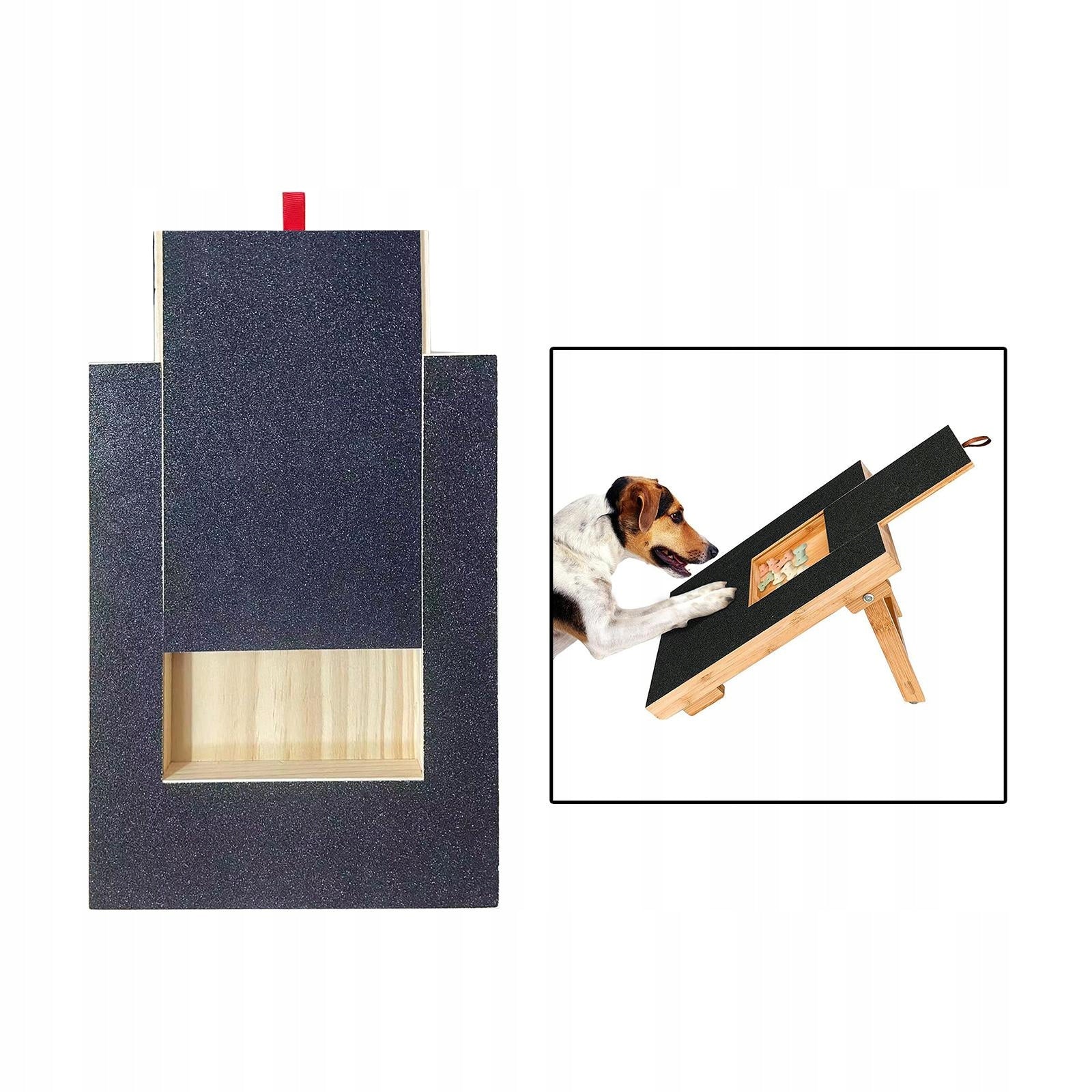 Dog Scratcher Dog Claw Ramp with Folding Stand Dominant color black