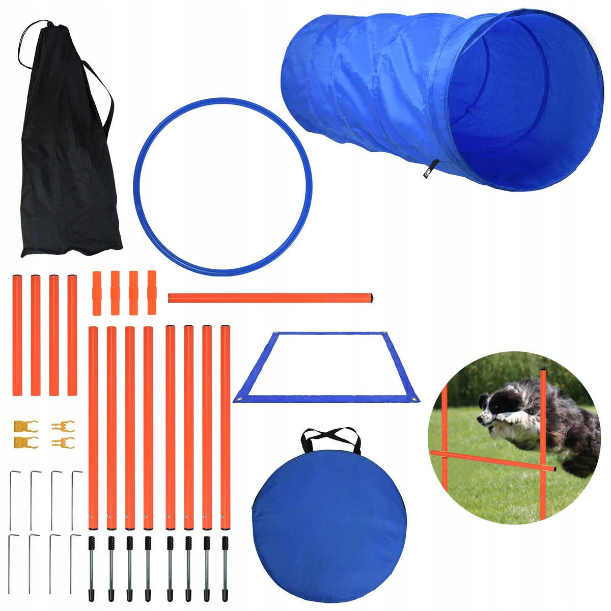 Dog Training Fence Set Obstacle Course Training