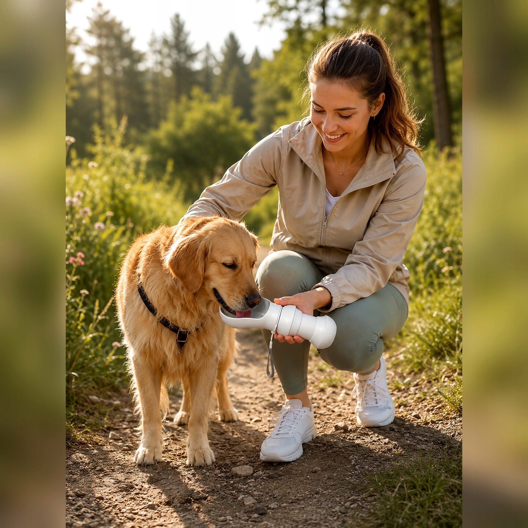 Dog Water Bottle 0.55l Dog Water Bottle, Portable Bowl Manufacturer code Butelka na wodę dla psa