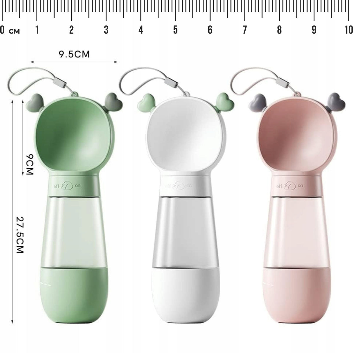 Dog Water and Food BOTTLE with Bowl 3in1 Tourist BOTTLE for Summer Packaging status original