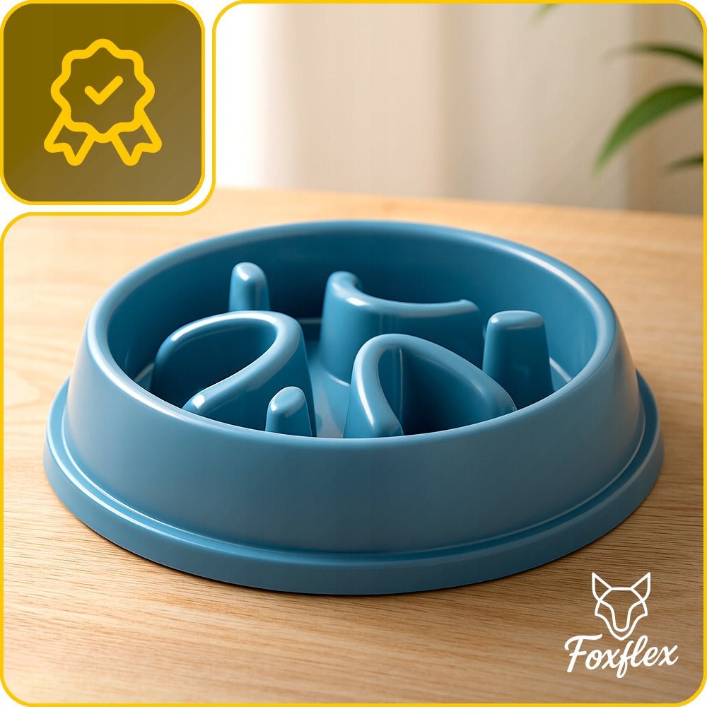 Dog and cat bowl large interactive food slowing maze Packaging status original