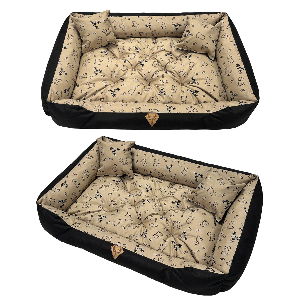 Dog bed anti-allergic couch playpen soft comfortable 100x75 cm