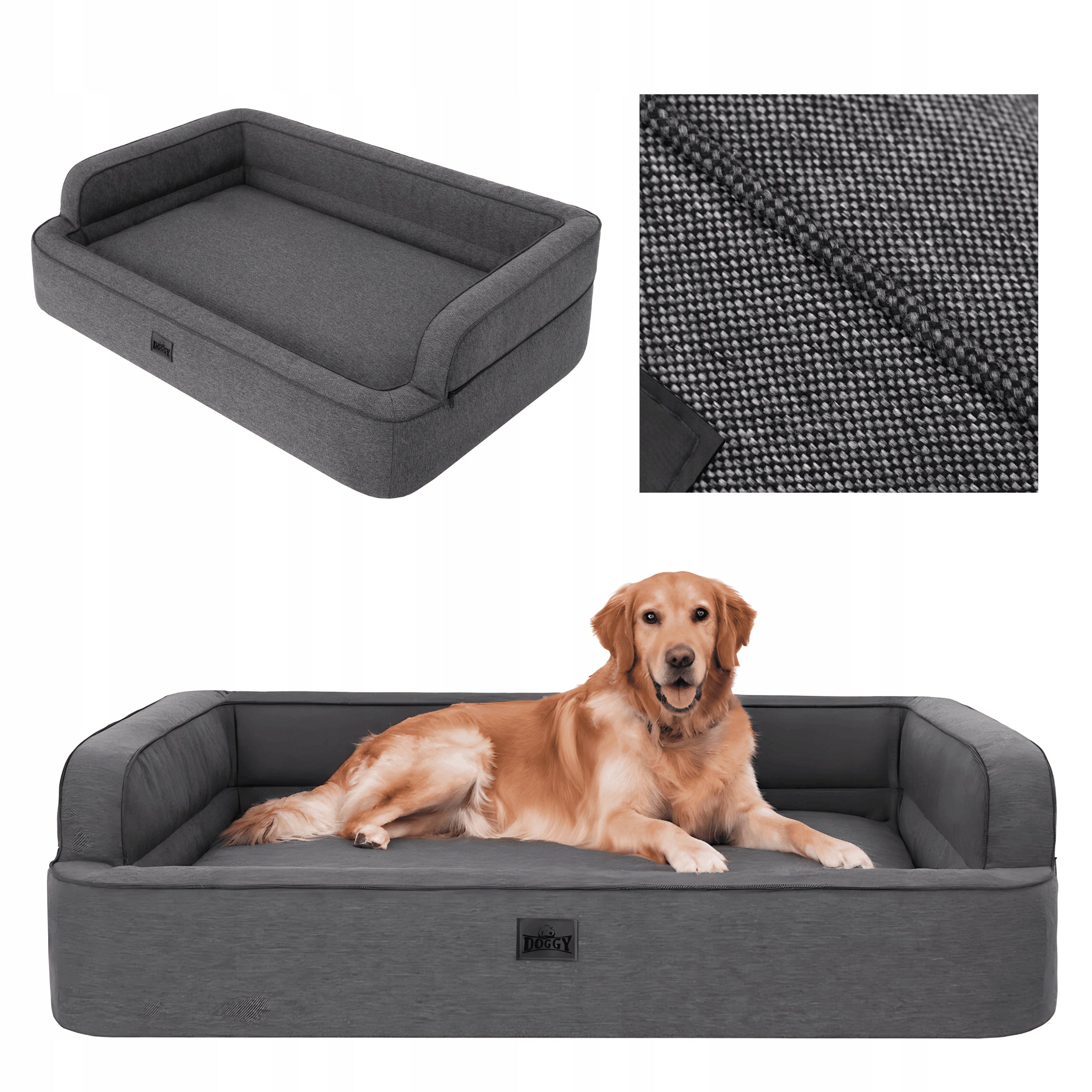 Dog bed - couch, dog bed - easy cleaning 117x79 cm