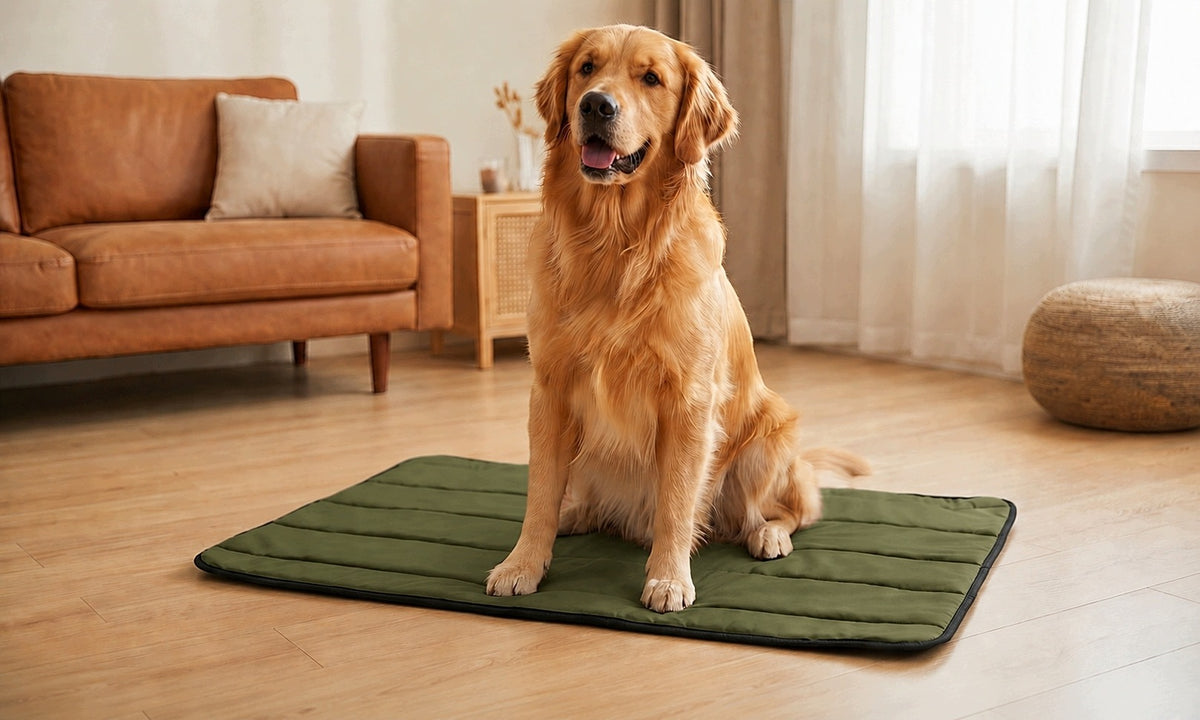 Dog bed mat 120x80 cm waterproof green mattress Manufacturer code MATACODU120/80ZIEBuySpace