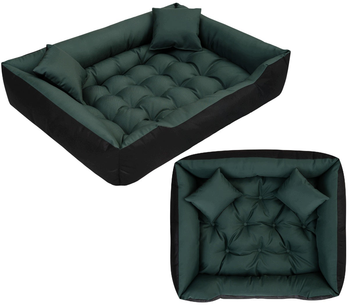 Dog bed playpen ECCO 55x45 cm waterproof green
