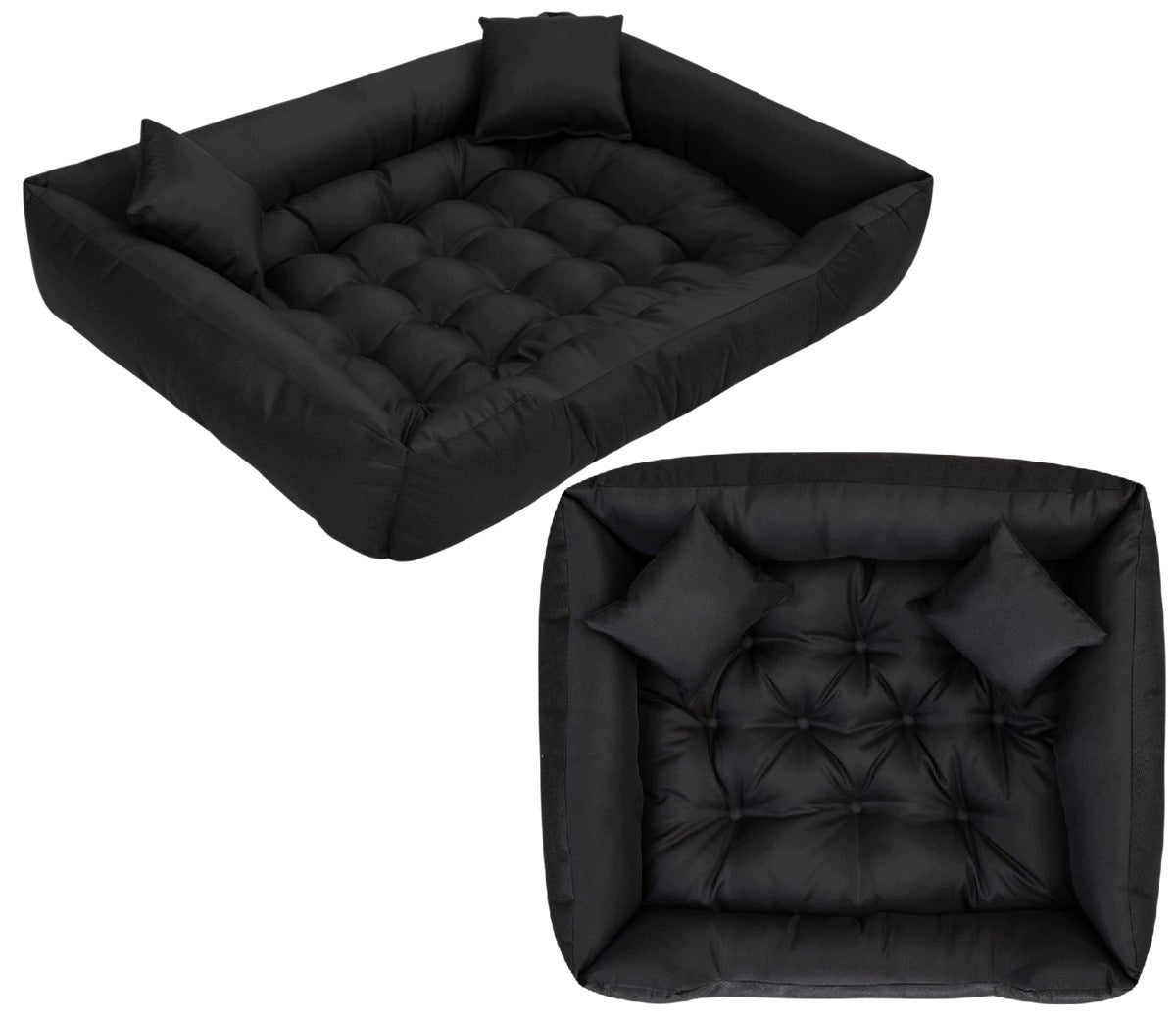 Dog bed playpen ECCO 75x65 cm waterproof black