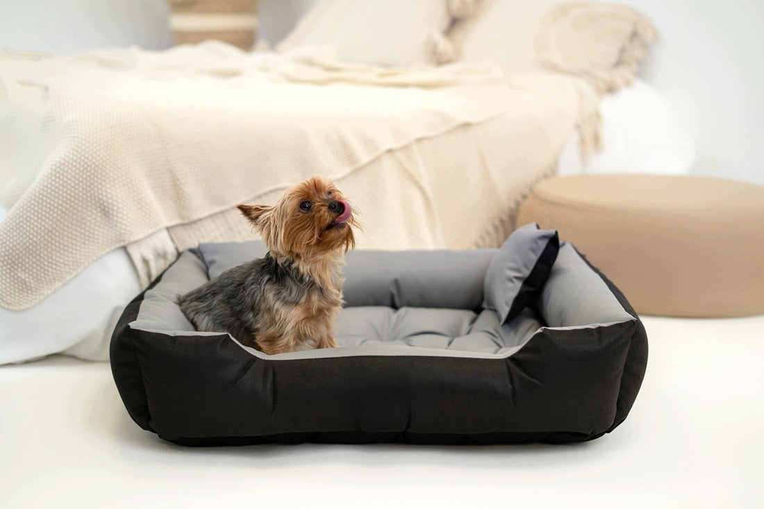 Dog bed playpen ECCO 75x65 cm waterproof grey Brand BuySpace