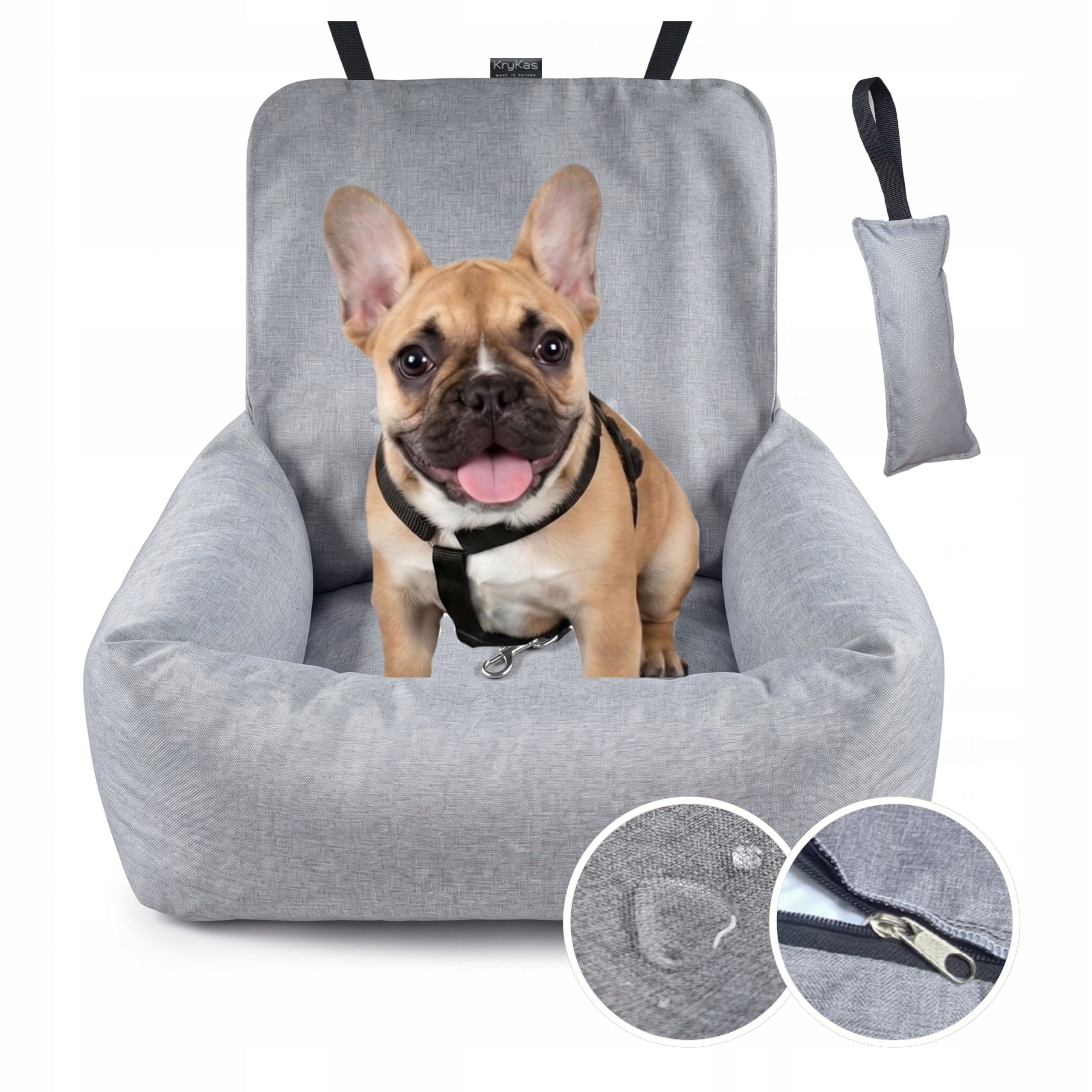 Dog car seat -removable cover- MODULAR KryKas COMFORT