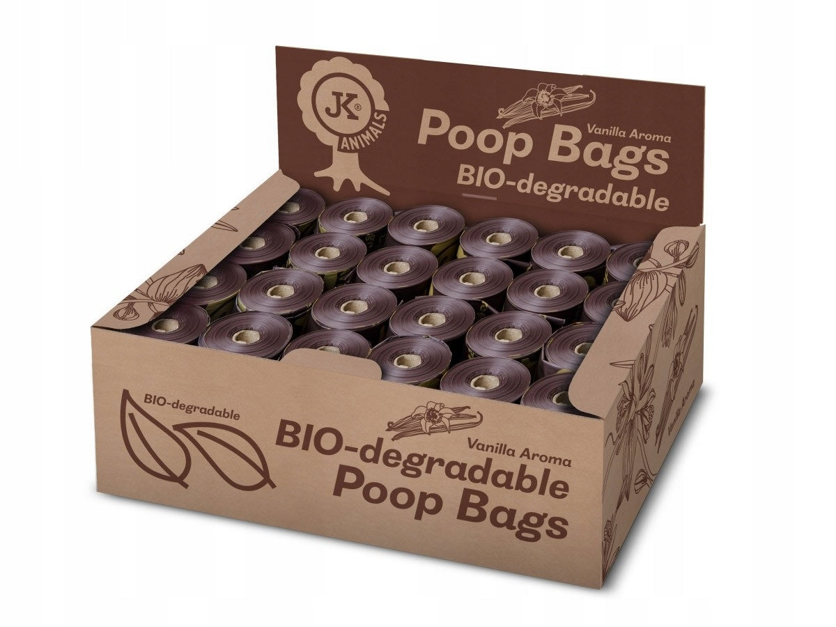 Dog feces bags biodegradable vanilla 360 pieces JK Animals Manufacturer code 48857