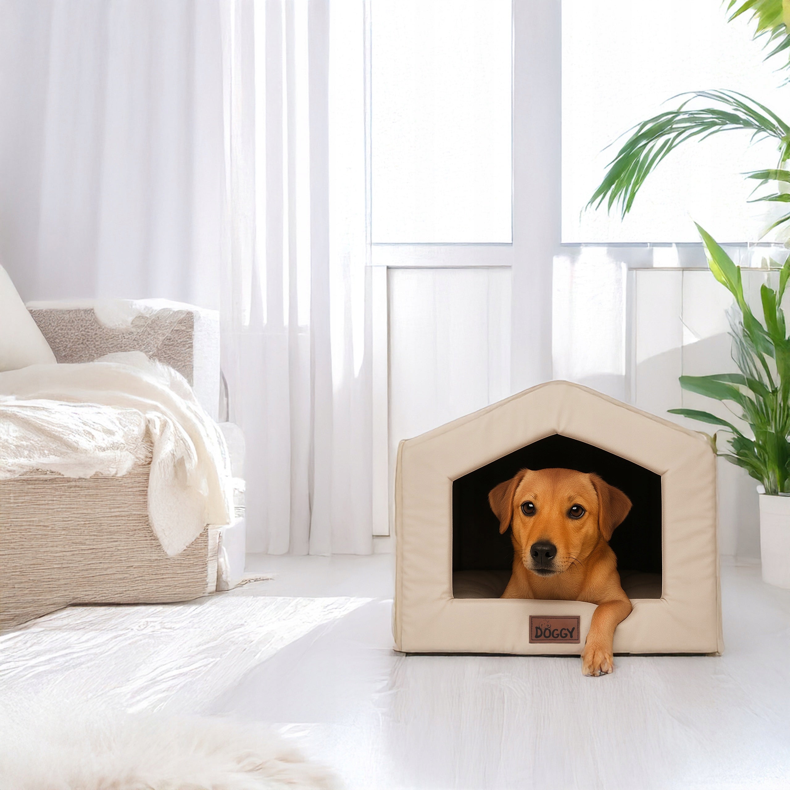 Dog kennel with pillow - Dog bed booth Cat house 55x59 cm EAN (GTIN) 5902414561373