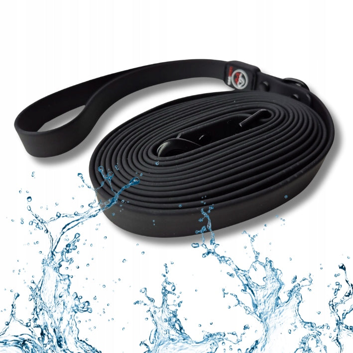 Dog leash waterproof training rope PVC 3M black lalazoo Brand Lalazoo