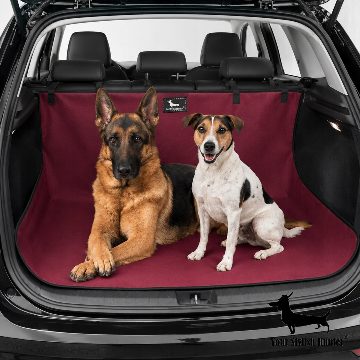Dog mat for car cover waterproof for rear seat burgundy Manufacturer code 004384