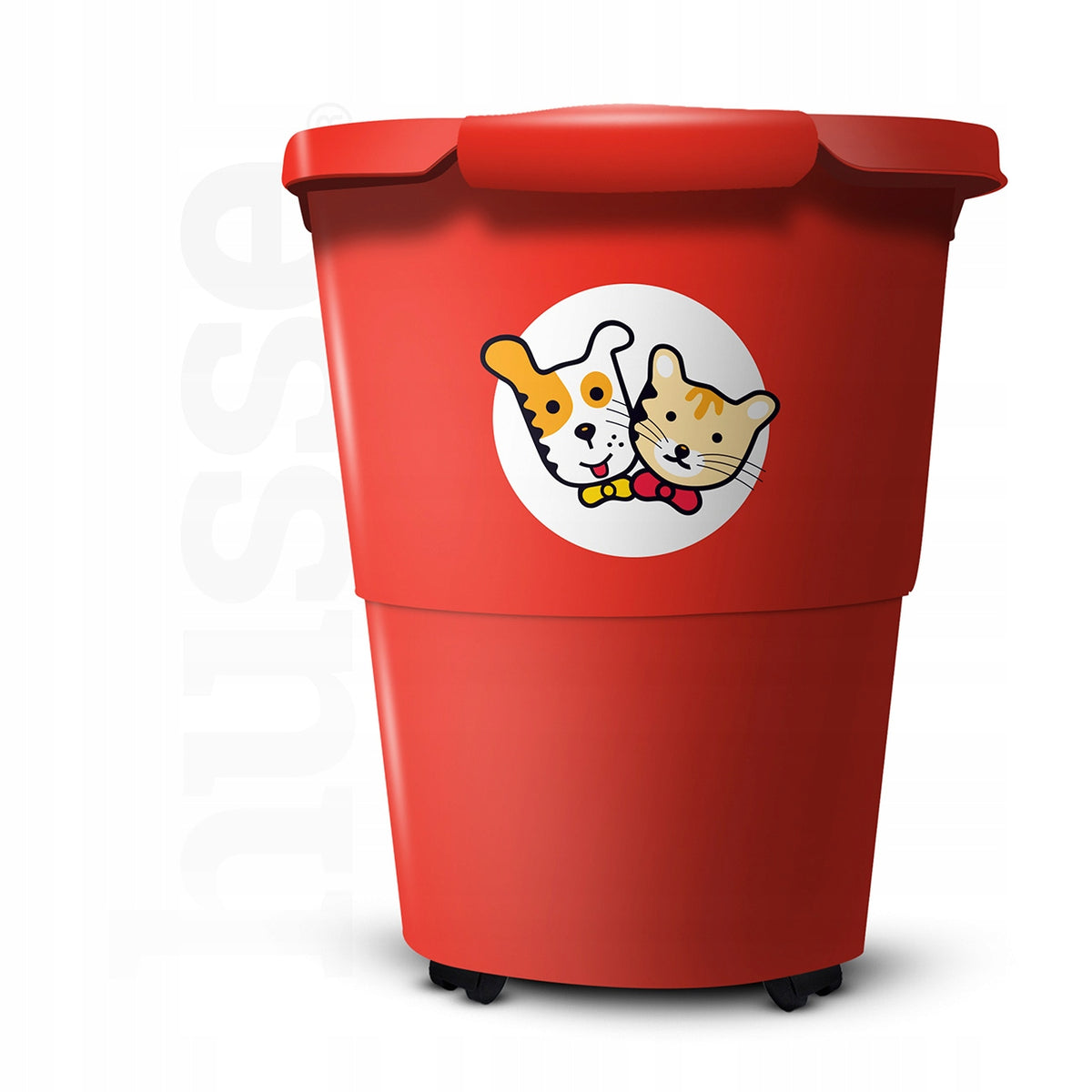 Dog or cat food container hermetic wheel closure spatula 38L Manufacturer code 7350049320540