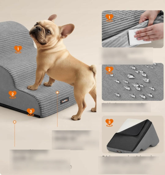 Dog stairs 3 steps auxiliary stairs Manufacturer code PPS003G01
