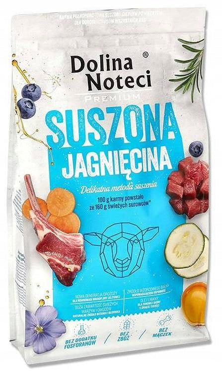 Dolina Noteci Premium Adult Lamb Dried Dog Food Op. 9kg Product weight 9 kg