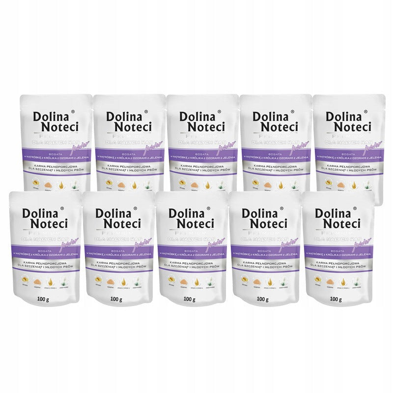 Dolina Noteci Premium Dog Food Junior Rabbit 10x100 g