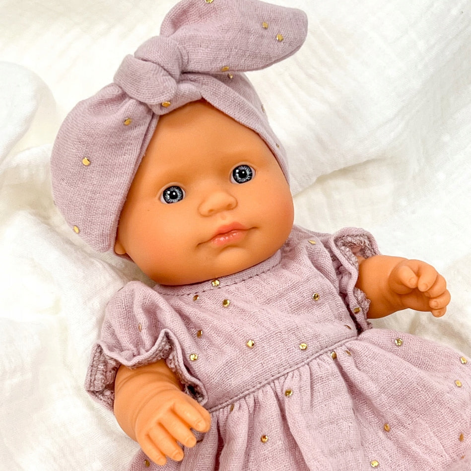 Doll Miniland 21 cm, European + set of clothes Przytullale Manufacturer code MIN21_00002