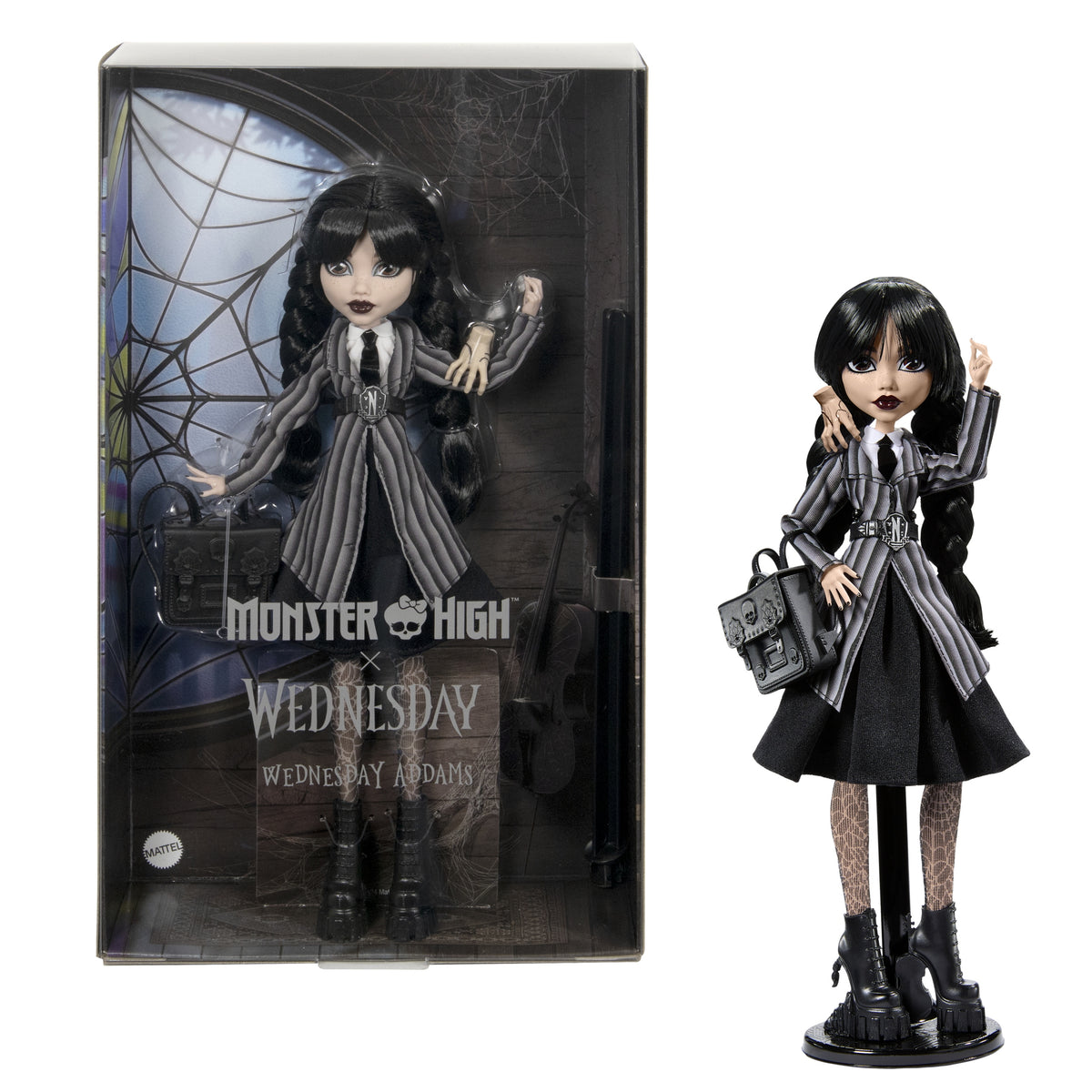 Doll Monster High X Wednesday School Uniform HXJ04