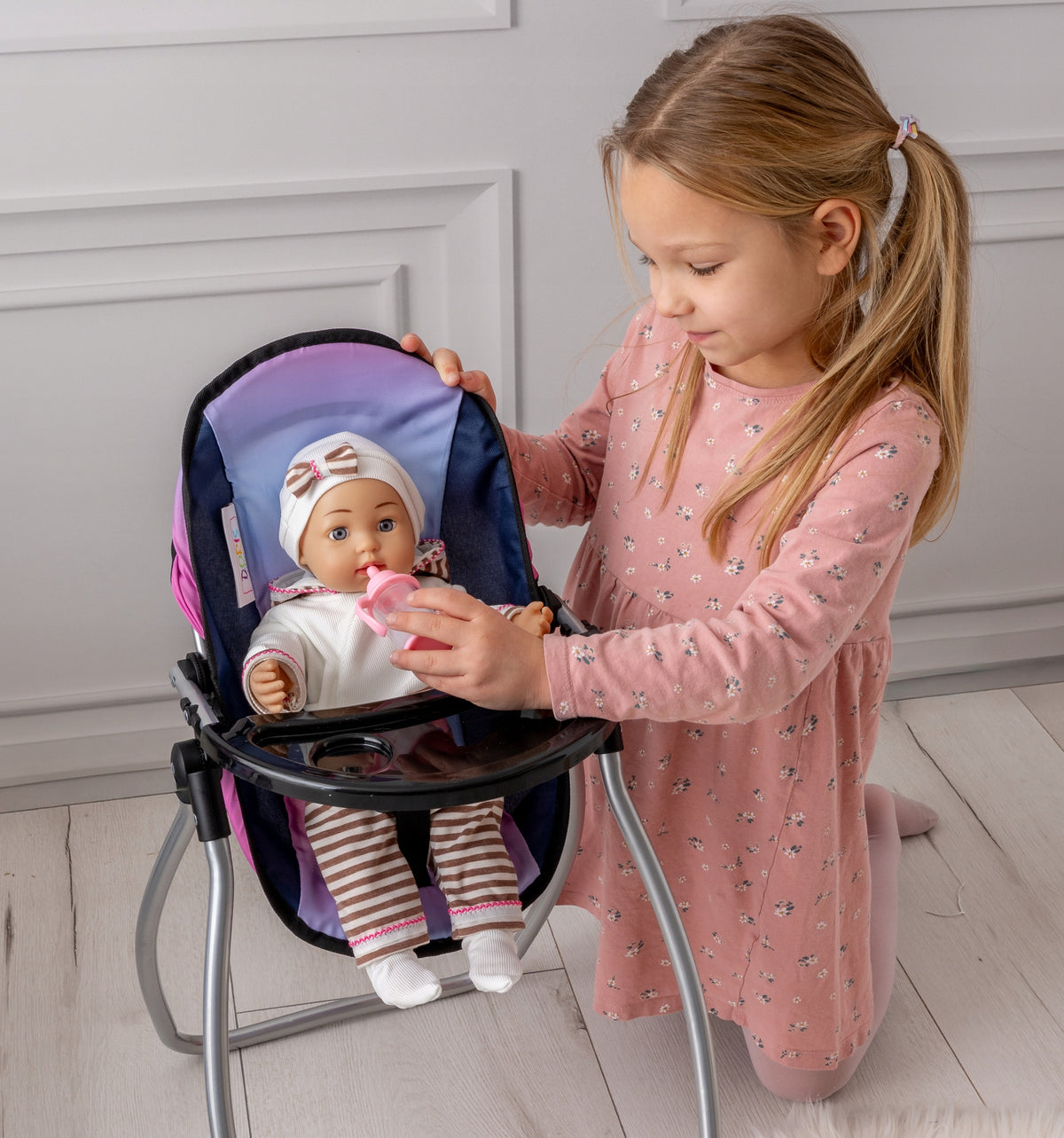 Doll Stroller 3in1 COT CHAIR BEDDING BAG CHANGING TABLE SET XXL Packaging status original