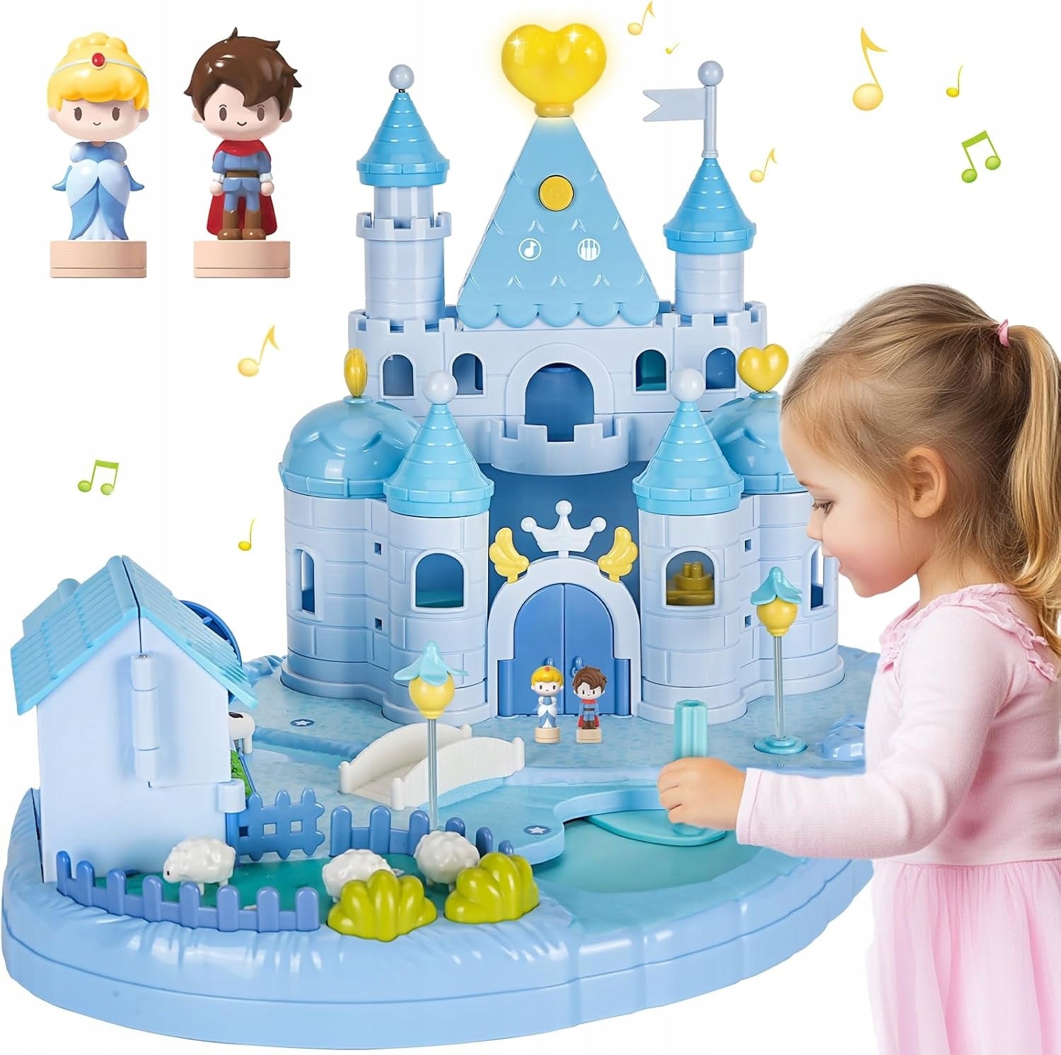 Dollhouse Set Princess Castle + Magnetic Figurines FYGUROSO Manufacturer code JD-6603A