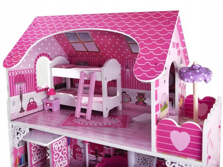 Medinis lėlių namelis Fluxar home MN-1085 90cm