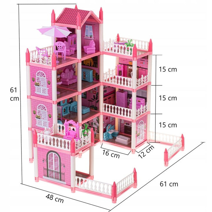 Lėlių namelis Fluxar home MN-1081 61cm