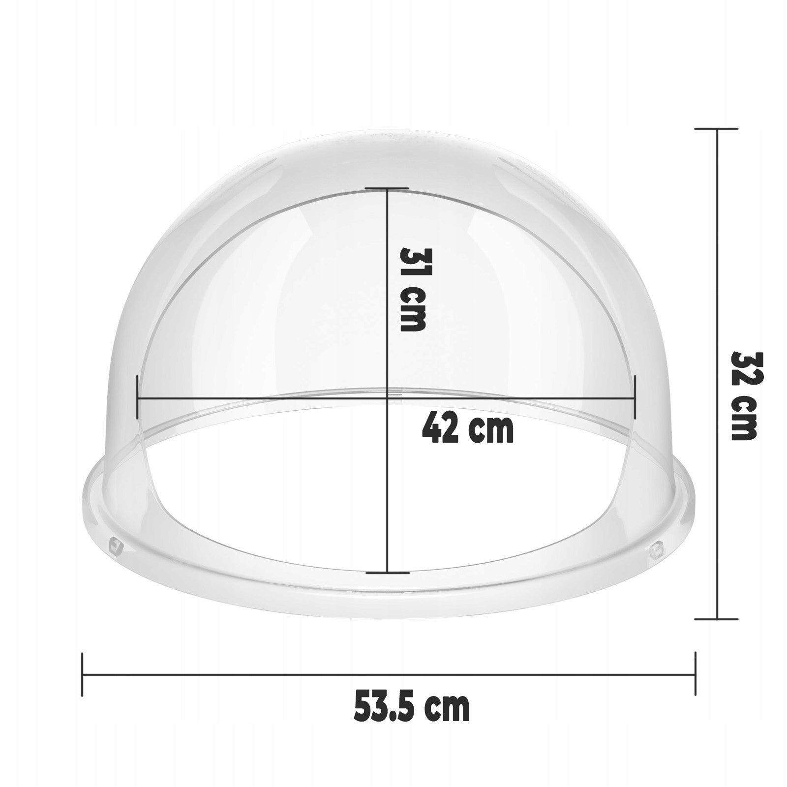 Dome Cover Cotton Candy Machine Cover Pro Universal 52 cm Plexi Packaging status original