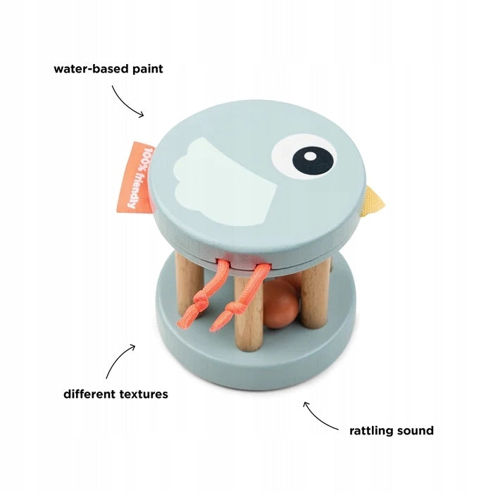 Done by Deer Rattle Wooden Birdee Blue Manufacturer code 4334882