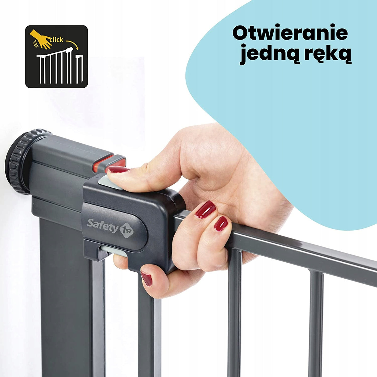 Door barrier stairs safety gate Safety 1ST expansion 73-80cm Brand Safety 1ST