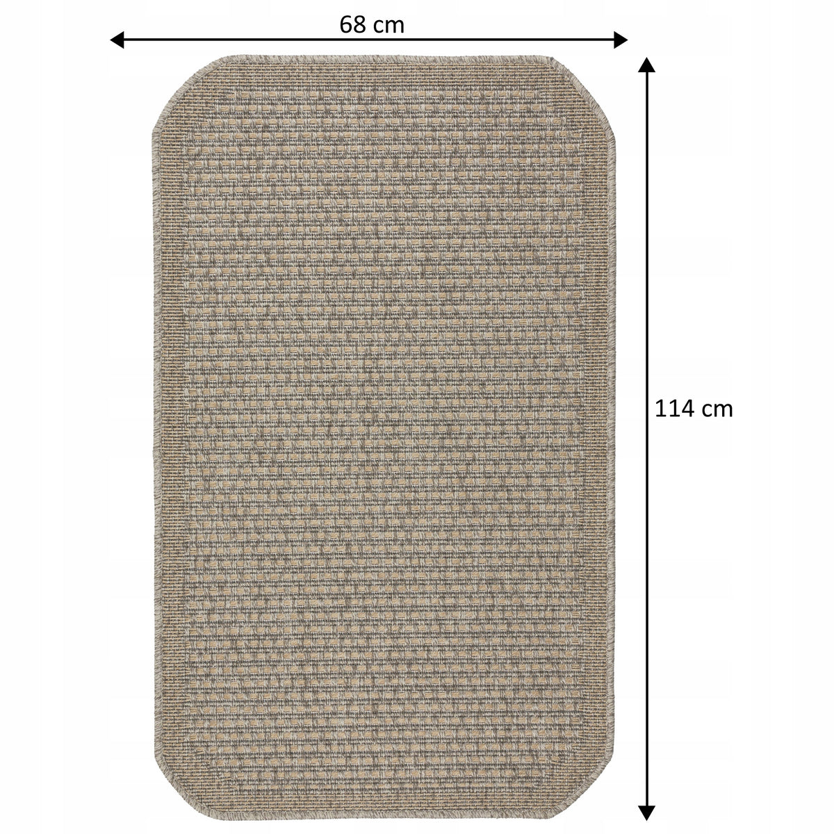 Doormat Large 68x114cm Non-Slip Solid For Shoes Mat Manufacturer code EF0413