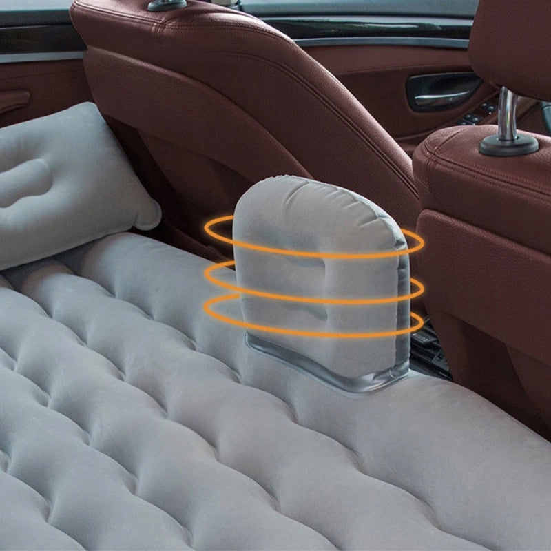 Double Car Mattress Grey with 12V Electric Pump Brand no brand