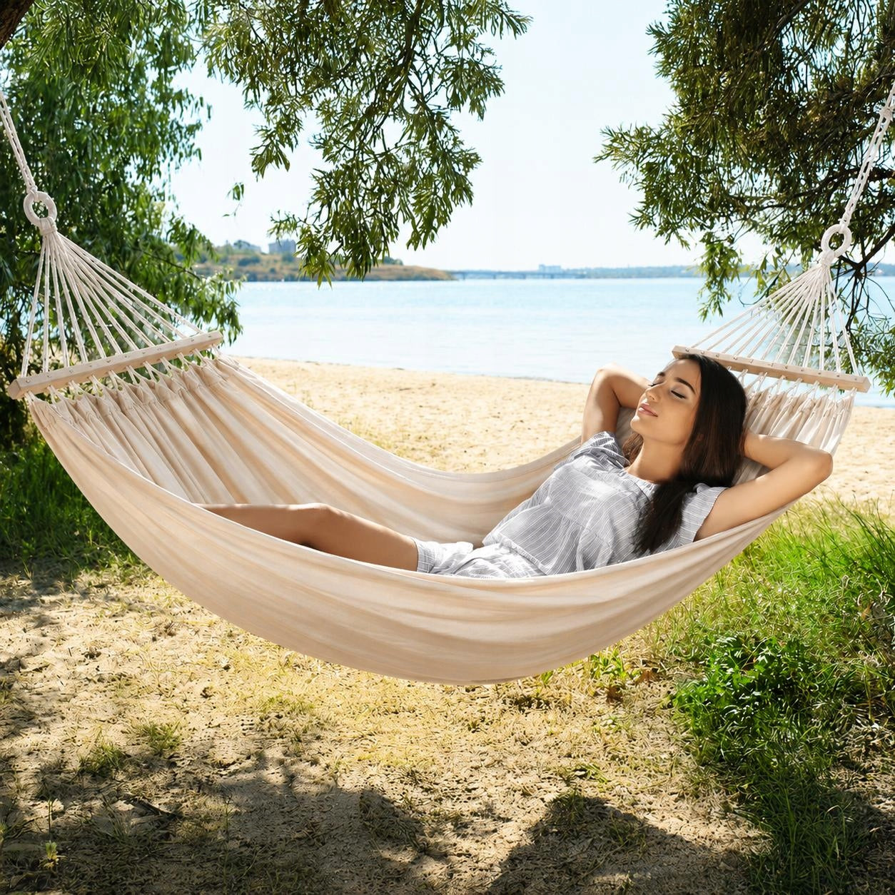 Double Garden Hammock Large Boho xxl Swing Garden Headband Large Bag Manufacturer code 4143