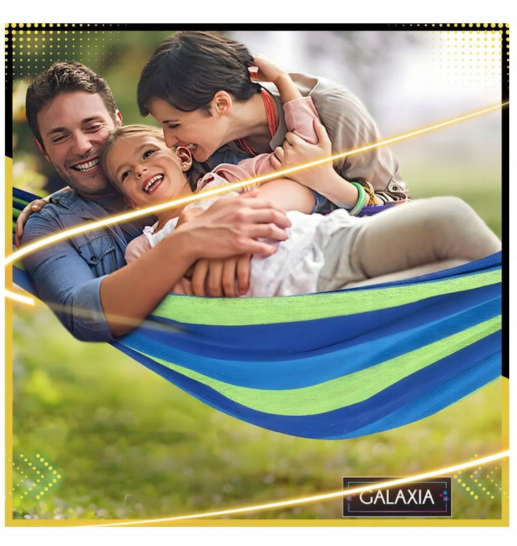 Double Garden Hammock with Frame GARDEN STAND XXL Hammock Frame Manufacturer code Hamak ze stelażem GALAXIA