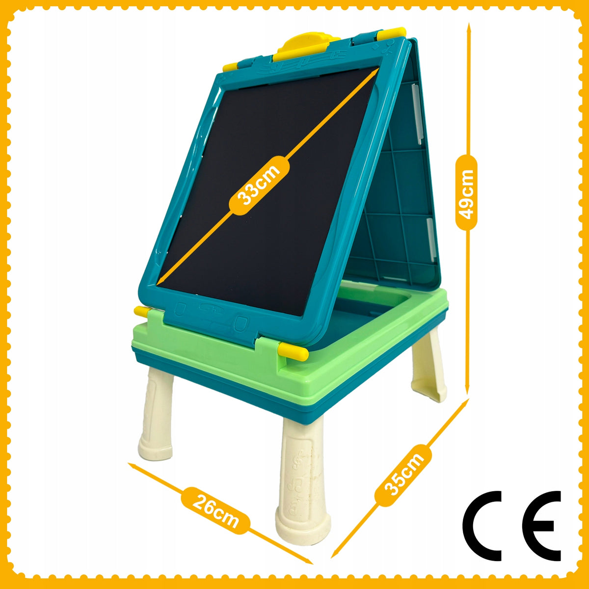 Double Sided Educational Board for Kids Magnetic Chalk Games Accessories Brand Stator